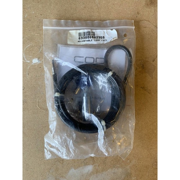 Codi Adjustable Loop Cable Lock with Key NEW Fast Shipping - Picture 1 of 3
